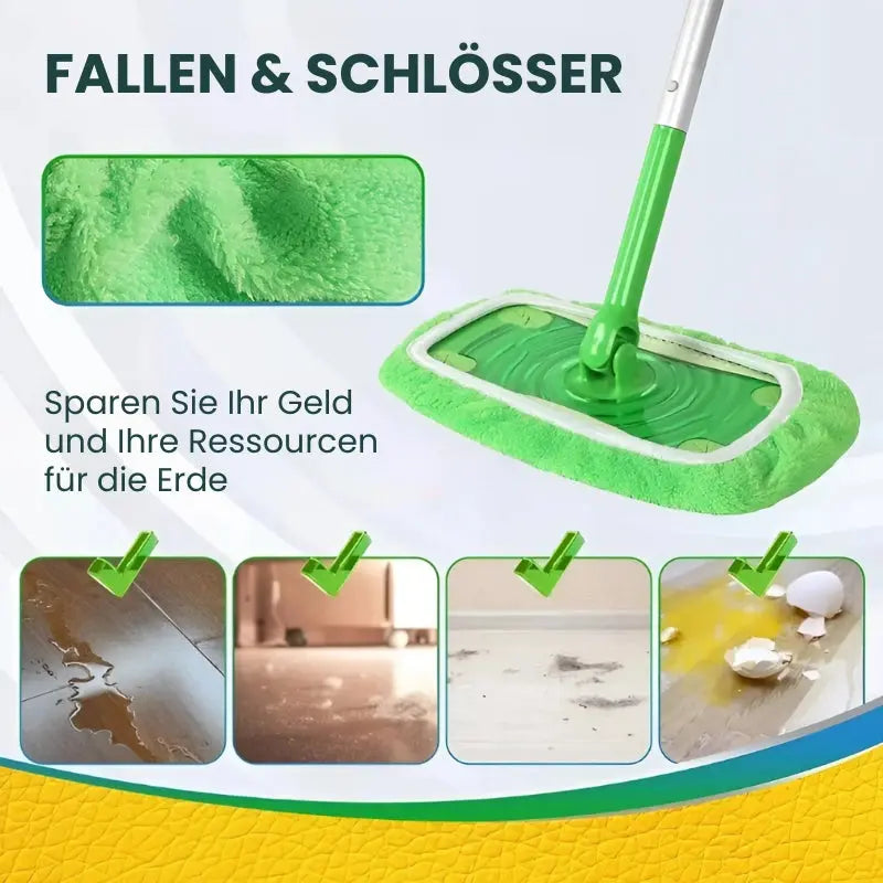 Buy 2 Get 2 Free | EcoSwift™ — Reusable Mop Pads, Streak-Free Shine