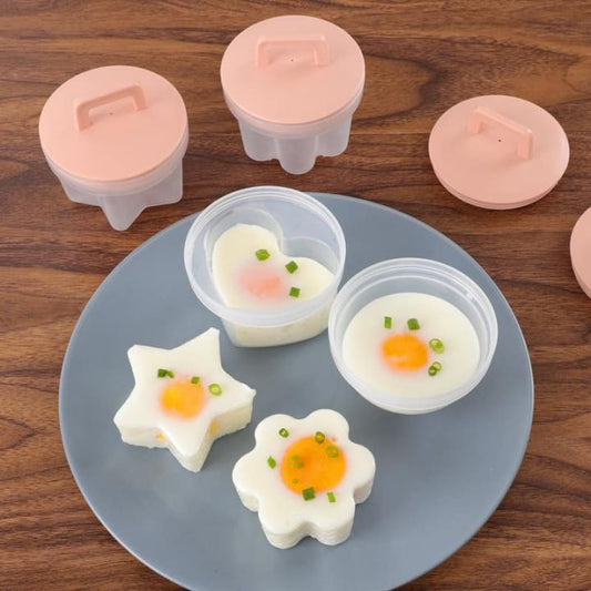 Egg Molder Set — Breakfast with Joy and Style 4-Piece Set
