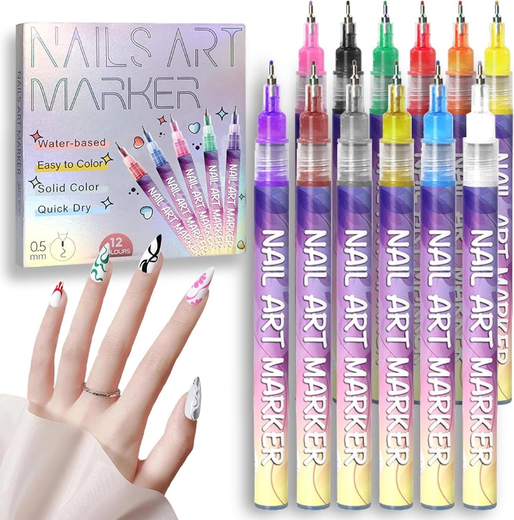 Nail Design Color Pencil Set — Radiant Colors for Perfect Nails