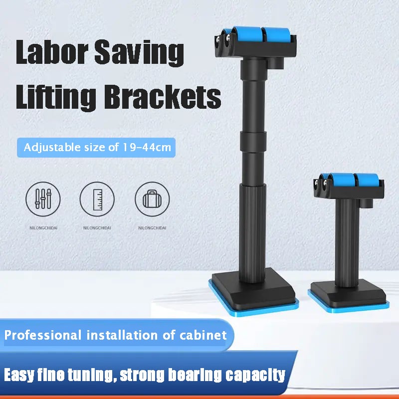 Mounting and lifting rails — effortless and secure cabinet installation