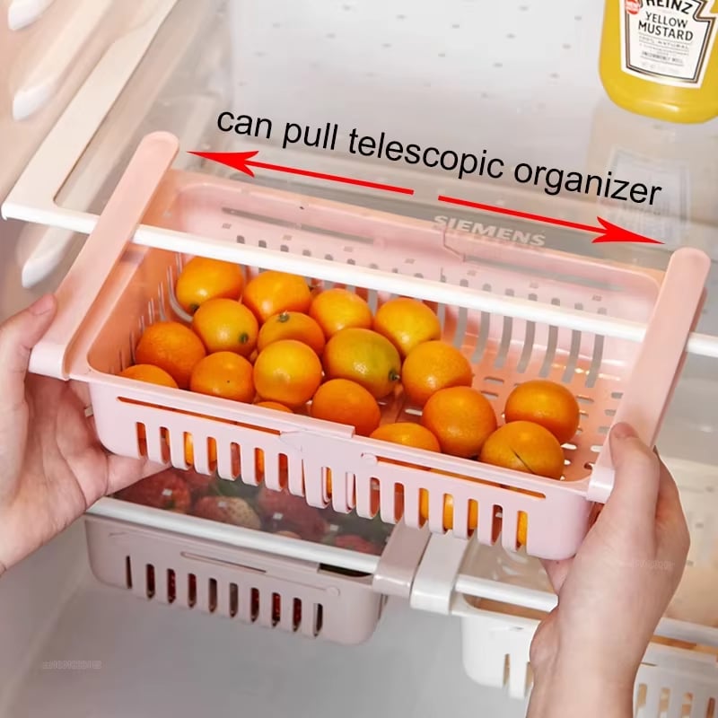 Multipurpose Refrigerator Organizer – Stackable Food Container with Drain