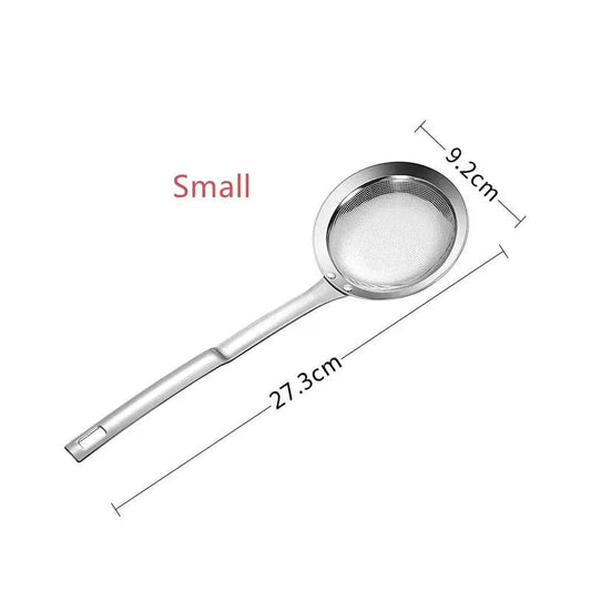 Edelstahl Seiher mit Feinsieb — Zum Abschöpfen, Abseihen & Frittieren Mivoza Deutschland