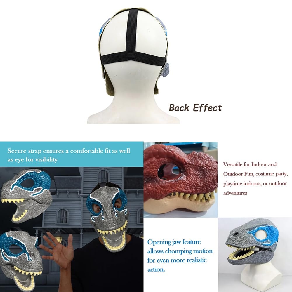 🔥Dino Role-Play Mask with Moving Jaw Mivoza Deutschland