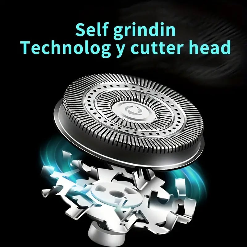 Mini Electric Shaver — Portable Waterproof Grooming Device with 15 Blades