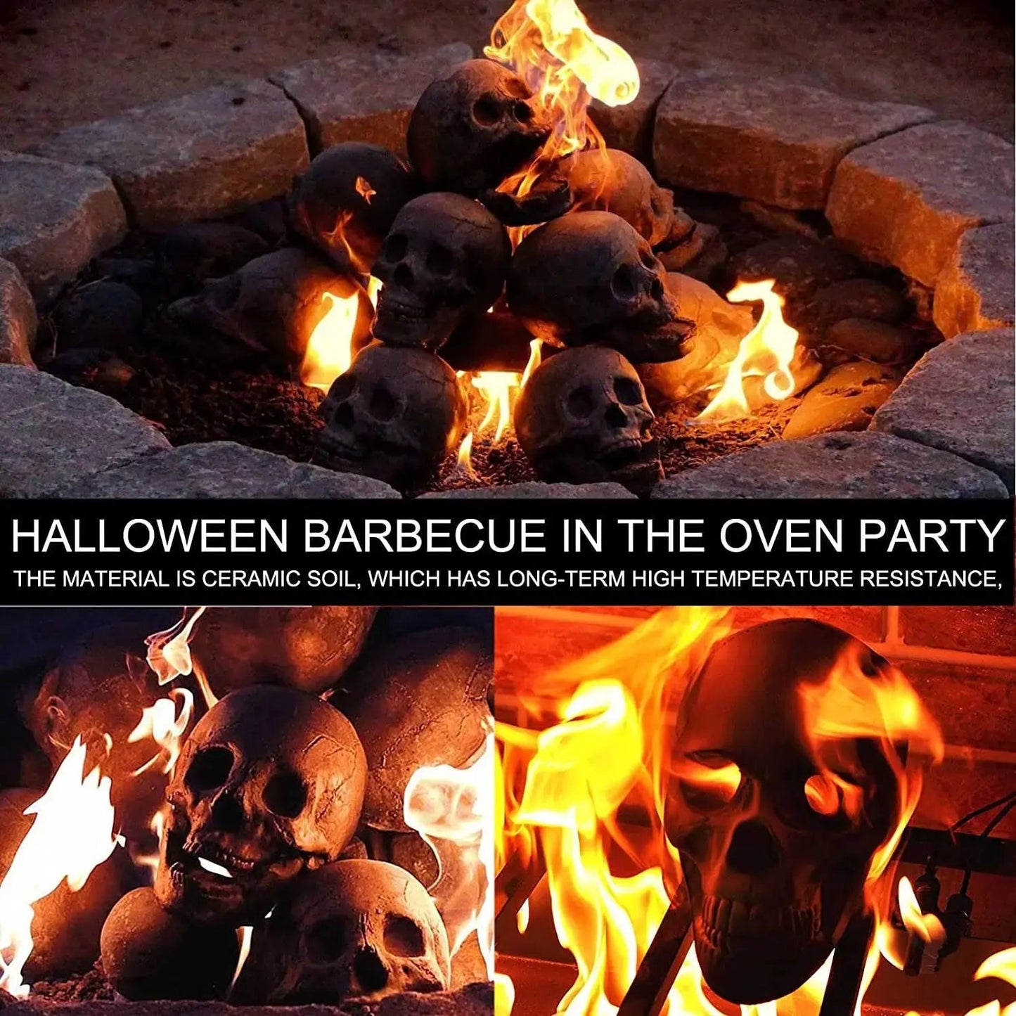 Buy 1 Get 1 Free | InfernoSkull™ — Fireproof Skull with Mesmerizing Flames