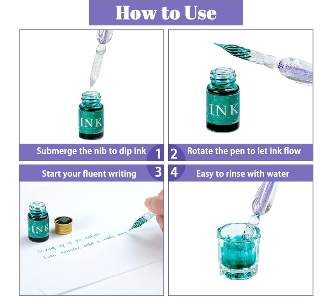 Shimmering Crystal Pen — Creativity with Sparkling Lightness