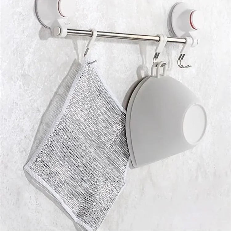 Stainless Steel Scrubber — Effortless Cleanliness Without Scratches (10 pieces)