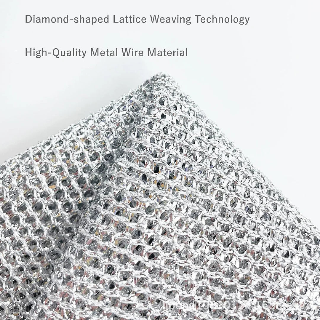 Stainless Steel Scrubber — Effortless Cleanliness Without Scratches (10 pieces)