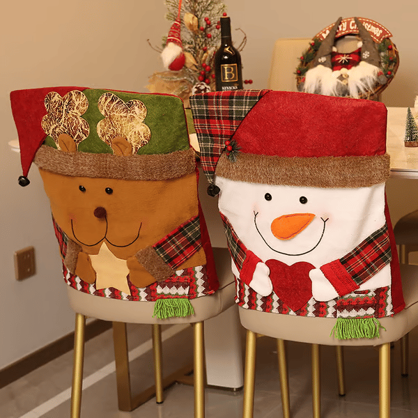 Chair Covers — Cozy Warmth and Festive Atmosphere (4 Pieces)