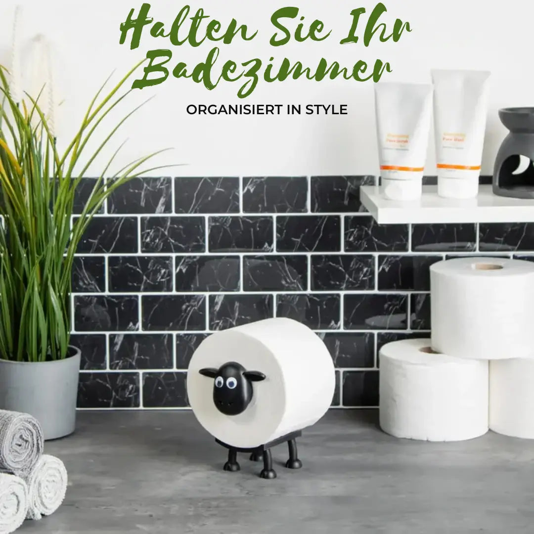 Sheep Toilet Paper Holder – Practical & Charming for the Bathroom