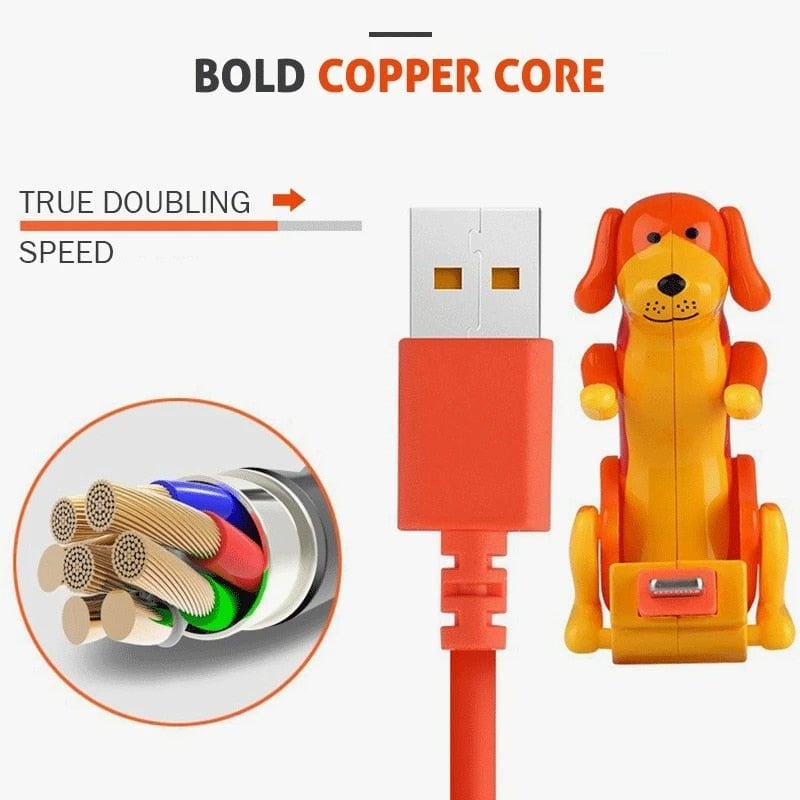 Charging Cable for Dog Tail — Fast Charging with Funny Tail Indicator