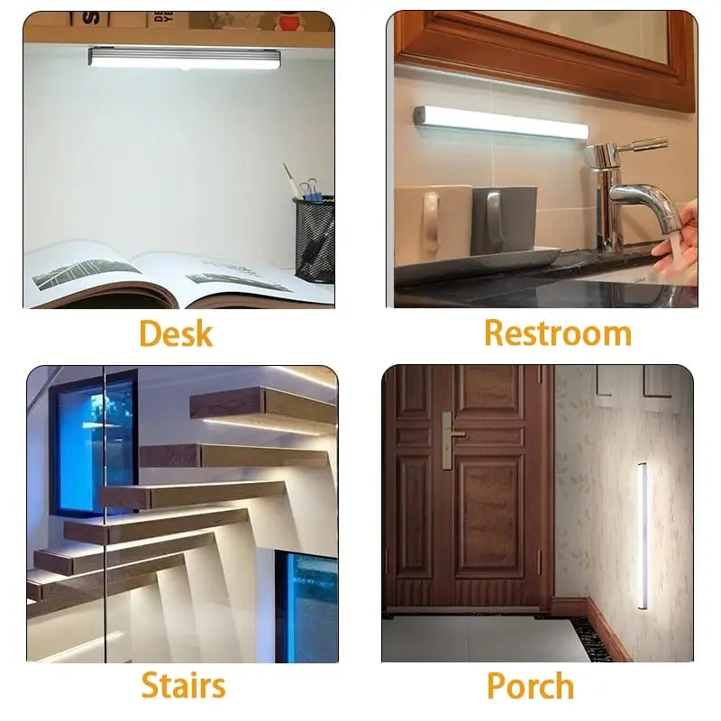 Smarte Sensor LED-Lampe mit Magnet — Perfekt für Keller & Dachboden 3er-Set Mivoza Deutschland