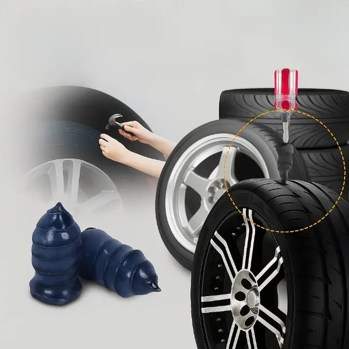 20 Pieces Tire Nail Set for Rubber Tire Puncture Repair