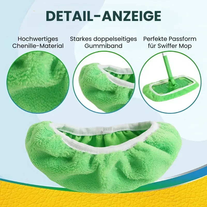 Buy 2 Get 2 Free | EcoSwift™ — Reusable Mop Pads, Streak-Free Shine