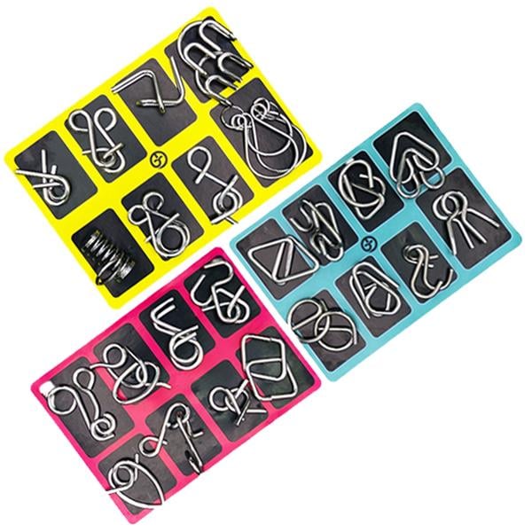 Metal Wire Brain Teaser Set – Durable Educational Wire Puzzles