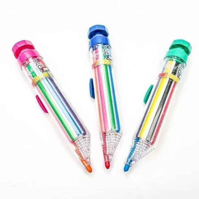8-in-1 Colored Pencil for Children – Compact, Safe, Versatile