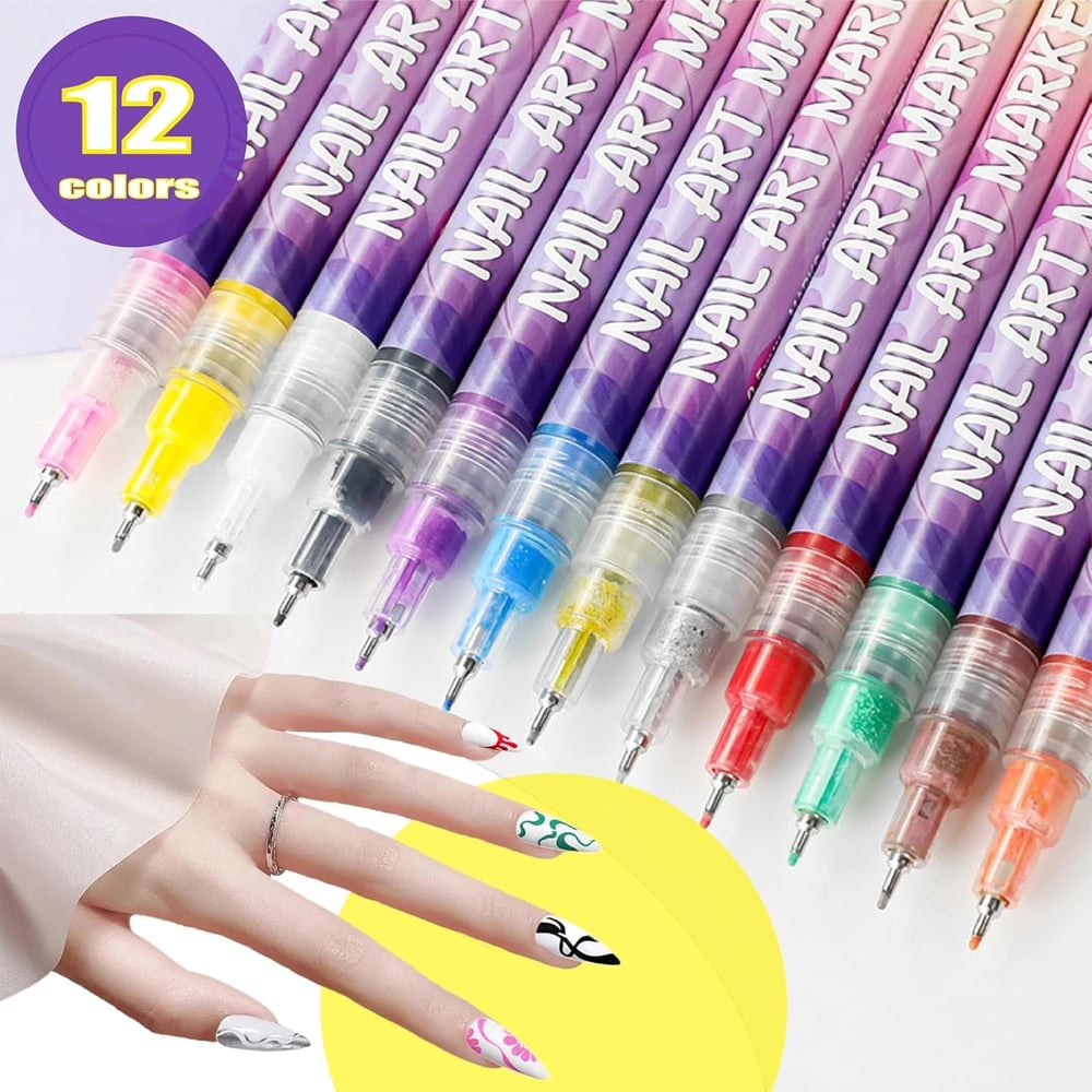 Nail Design Color Pencil Set — Radiant Colors for Perfect Nails