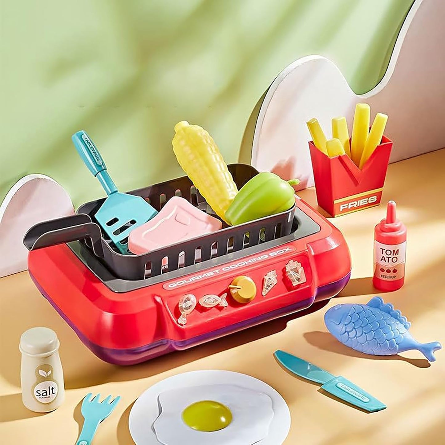 Children's Play Kitchen — Creative Play Fun with Color Magic