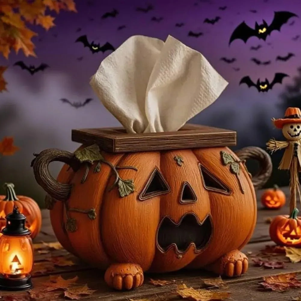 Halloween Pumpkin Tissue Box Holder Mivoza Deutschland