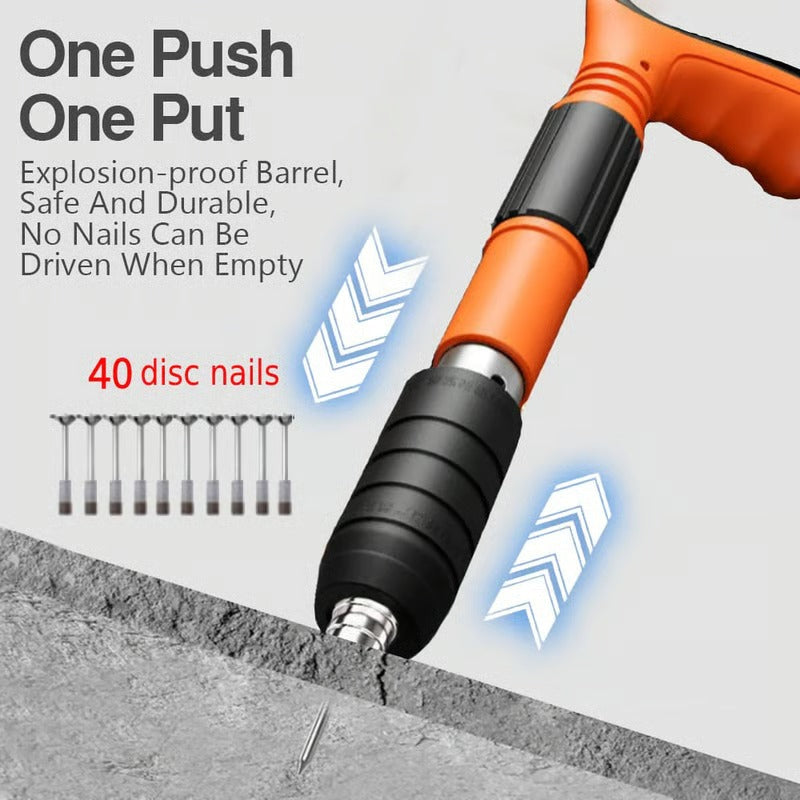 Professional Wood Nailer — With Powerful Silencer for Construction & Workshop