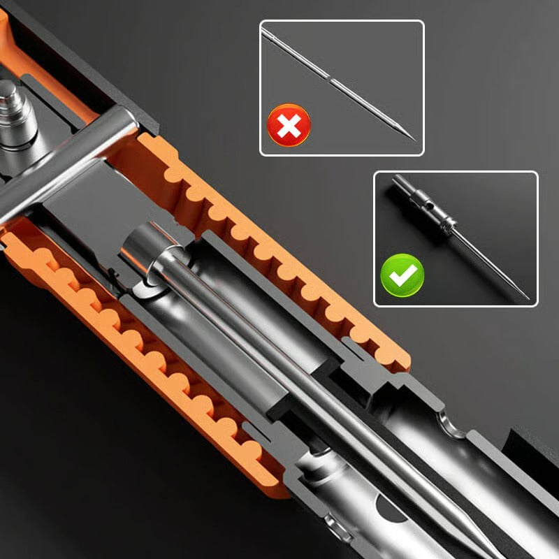 Professional Wood Nailer — With Powerful Silencer for Construction & Workshop