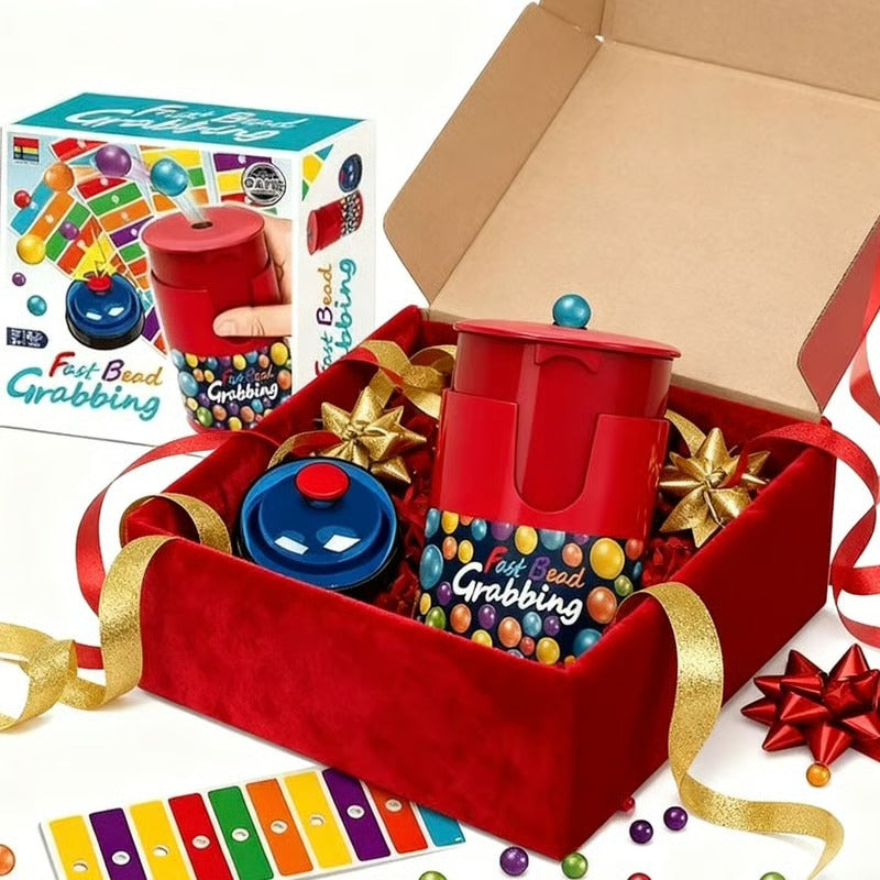 Bead Grabbing Match Color Game — Compete, Laugh & Win Together