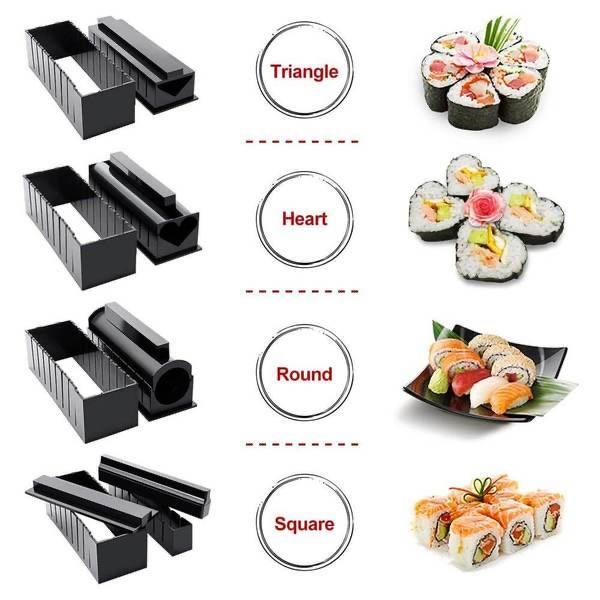 Sushi Mold Set — Perfect Rolls in No Time