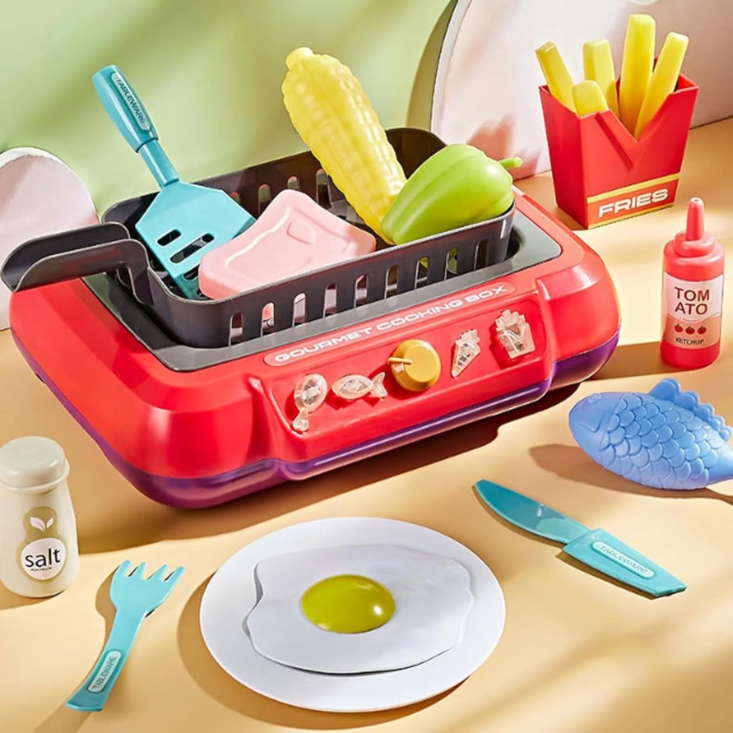 Children's Play Kitchen — Creative Play Fun with Color Magic