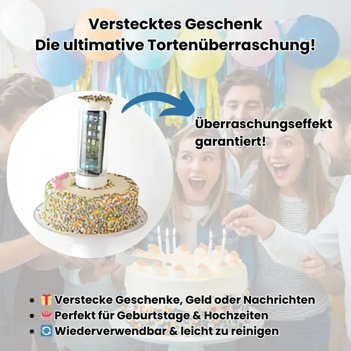 WonderRise™ — Secret Gift Surprise Cake Stand