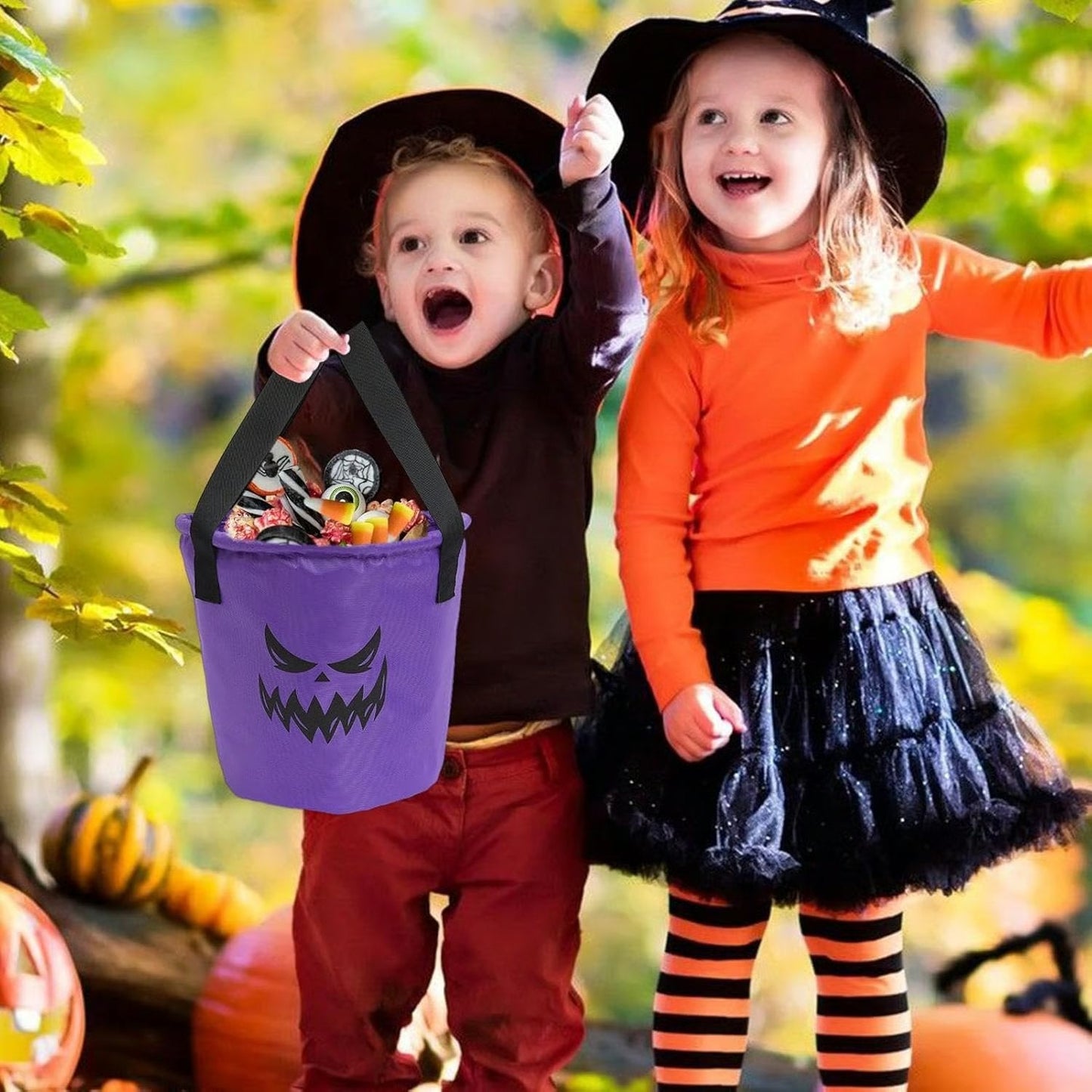 Halloween Basket — Safe Glow for Little Ghosts
