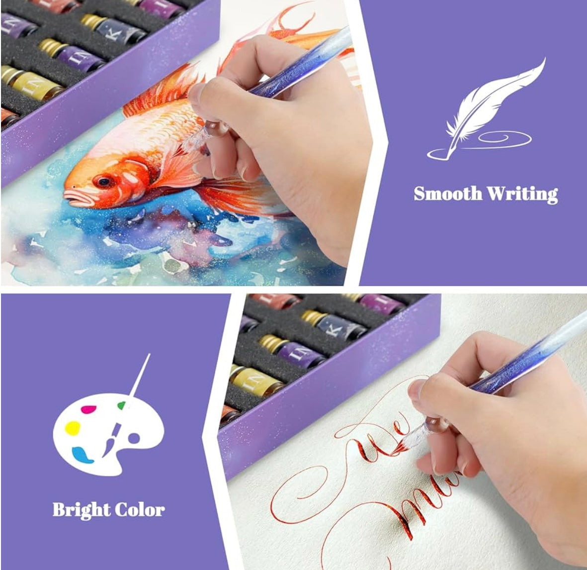 Shimmering Crystal Pen — Creativity with Sparkling Lightness