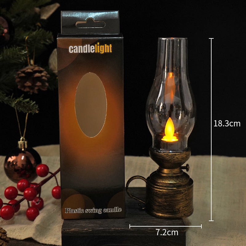 LED Lantern — Warm Atmosphere Without Fire Hazard