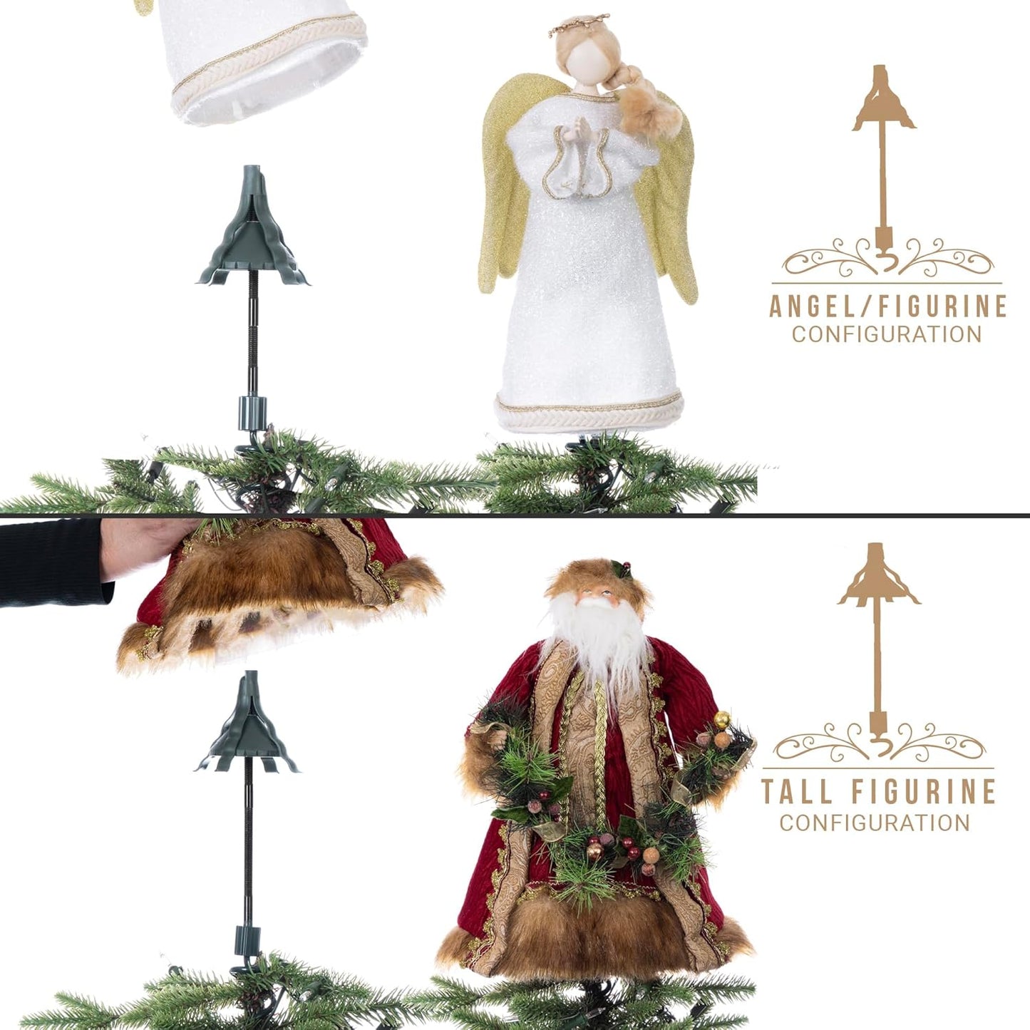 Tree Top Holder — Steady Support for Your Star