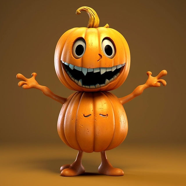 Pumpkin Garden Decoration Figurine — Autumn Highlight for Home & Garden
