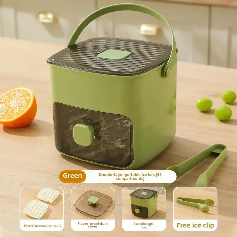 FrostEase™ — Effortless Ice Cubes, Mess-Free Carrying
