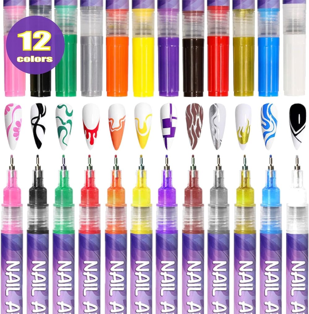 Nail Design Color Pencil Set — Radiant Colors for Perfect Nails
