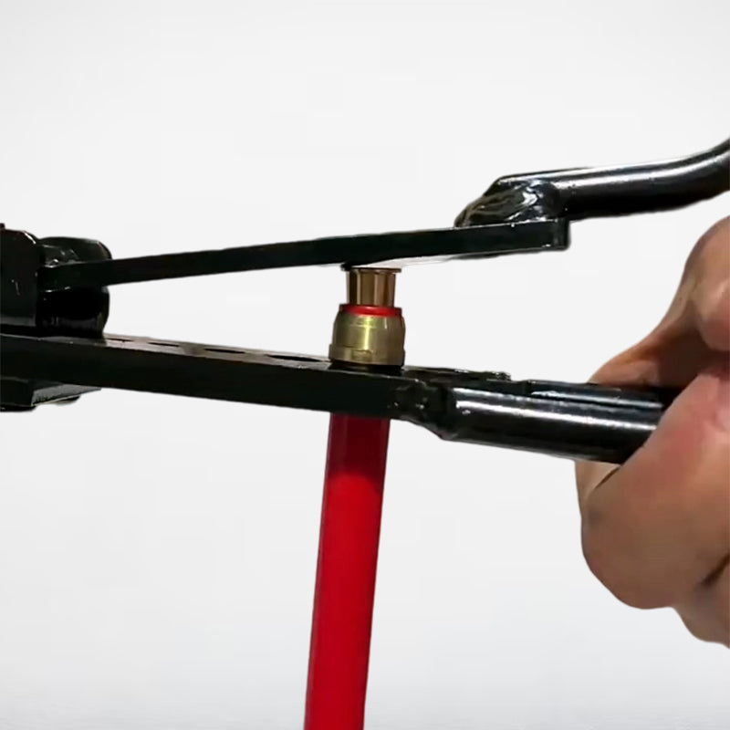 Multi-hole crimping tool — precise and fatigue-free work