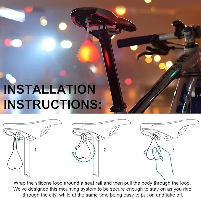 GlowPulse™ — Heart-Shaped Safety Light