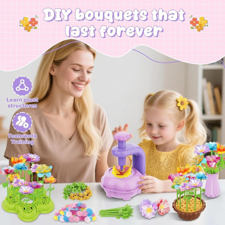 DIY Flower Bouquet Set — Promotes Creativity & Imagination in Children