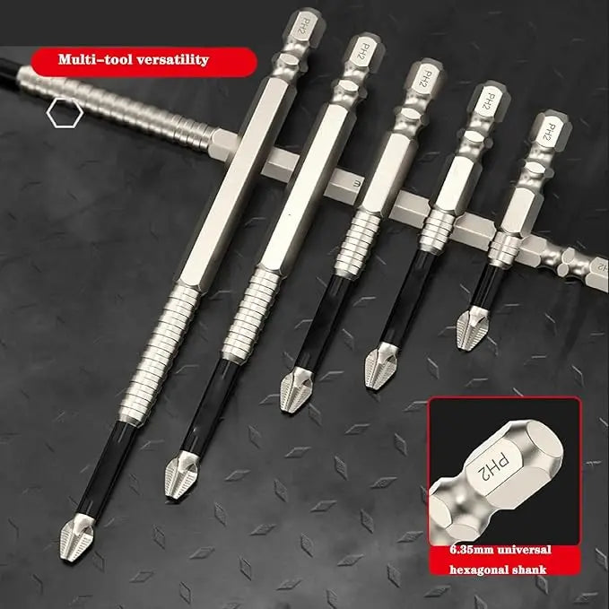 Magnetic Screwdriver Bit Set for Precise Work