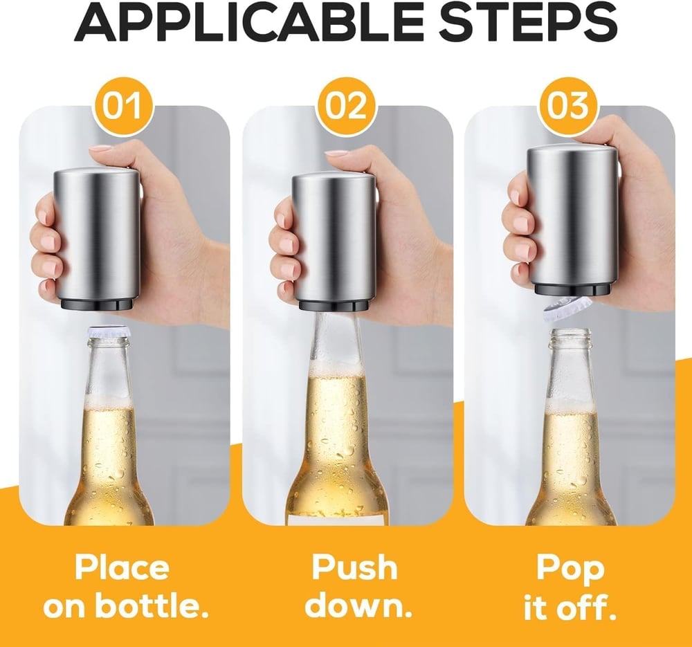 Automatic Bottle Opener — Opens Hundreds of Bottles in No Time
