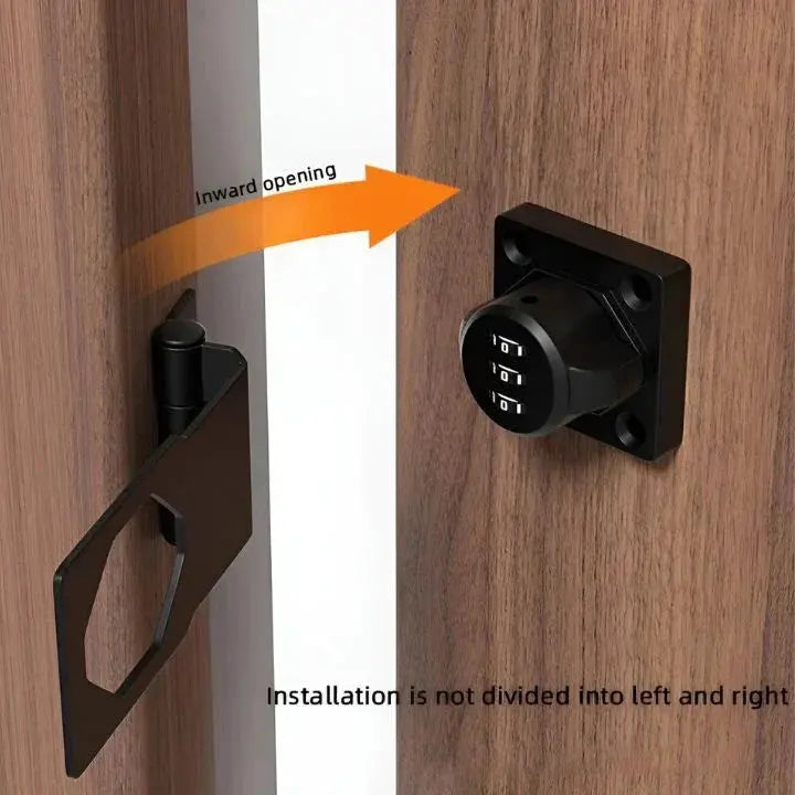 Keyless Secure Lock — Stainless Zinc Alloy with 1000 Codes
