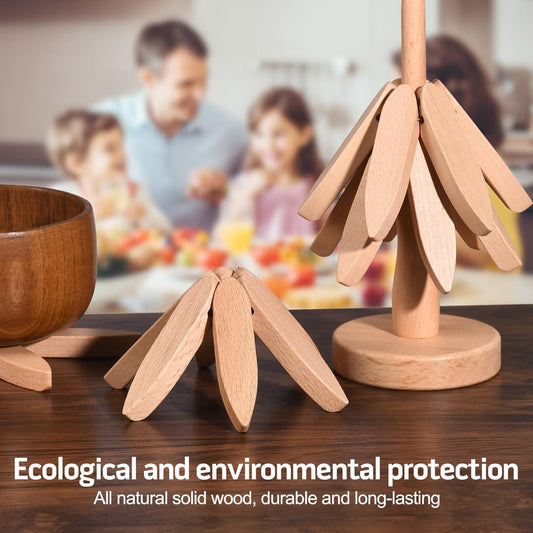Coasters made of walnut wood — stylishly and effectively protects furniture