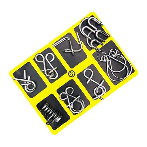 Metal Wire Brain Teaser Set – Durable Educational Wire Puzzles