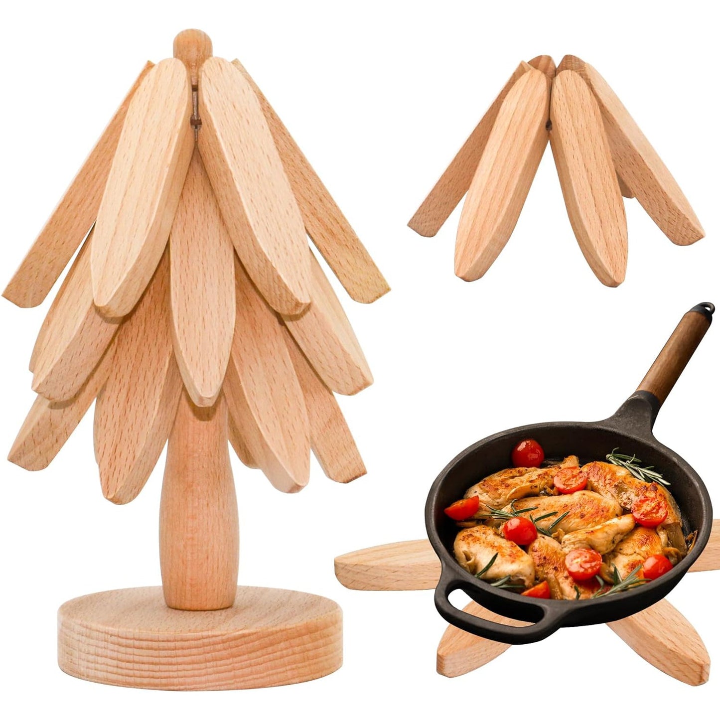 Coasters made of walnut wood — stylishly and effectively protects furniture