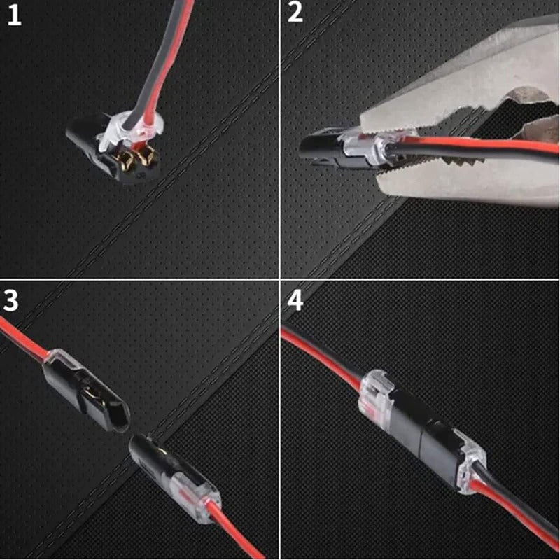 LED Connector Plug — Quick and Secure Assembly (20 Pieces)