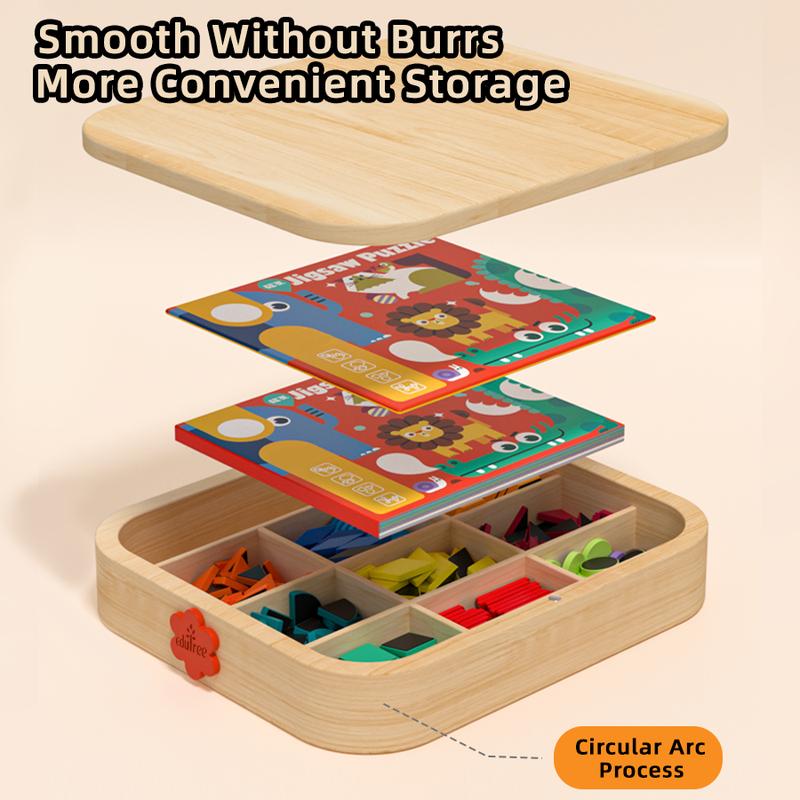 Wooden Magnetic Puzzle — Promoting Creativity and Self-Confidence