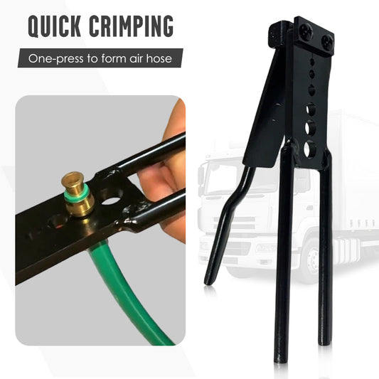 Multi-hole crimping tool — precise and fatigue-free work
