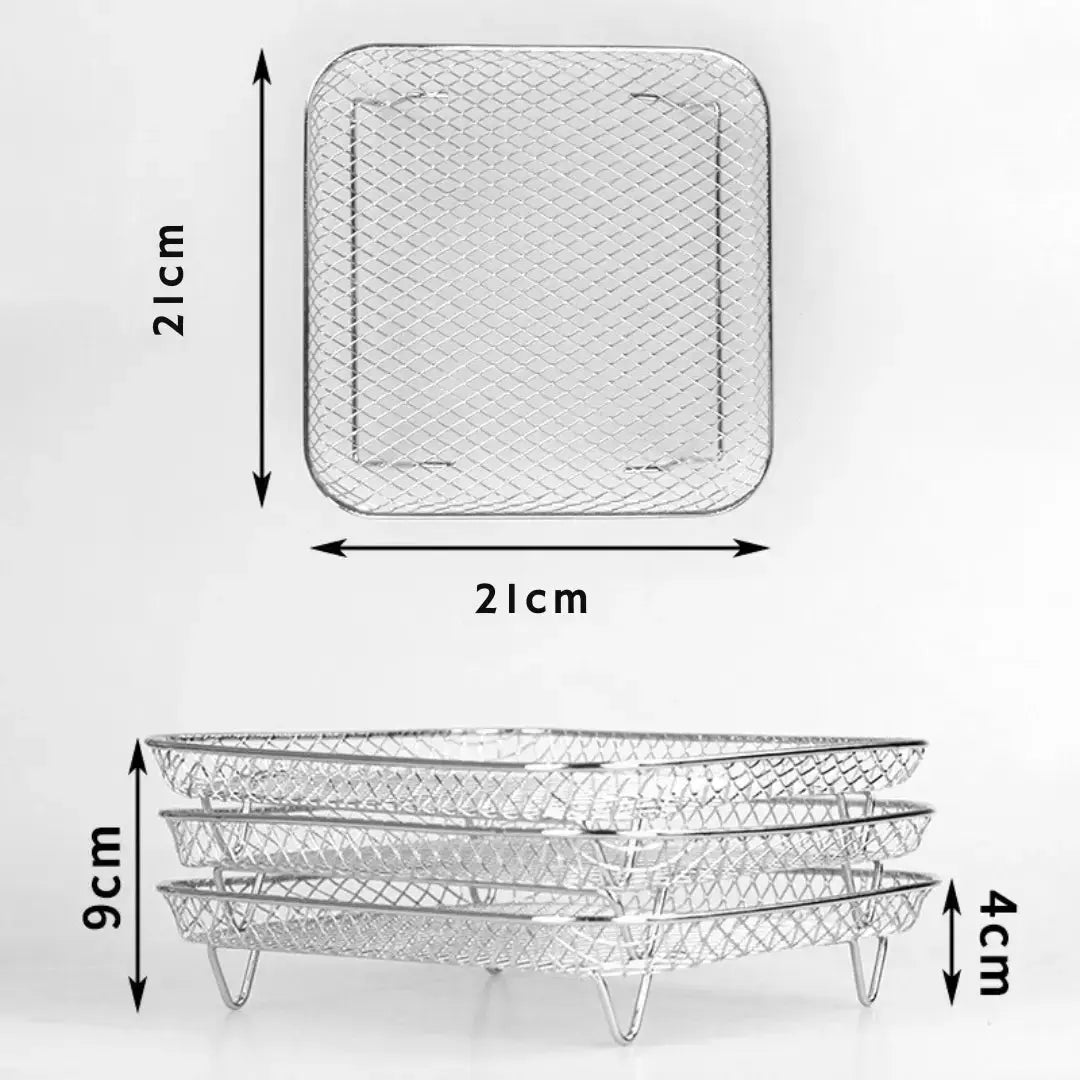 Buy 3 Baskets Get 2 Tongs Free | FlexFry™ — Double Meals, Half the Time