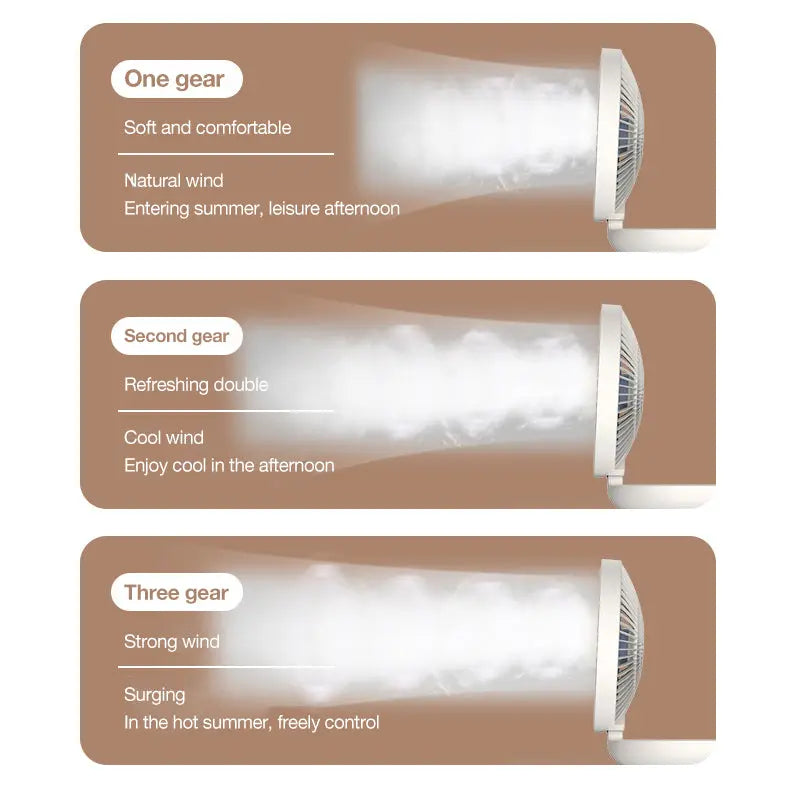 Wall-Mounted Quiet Fan for Bedroom & Bathroom